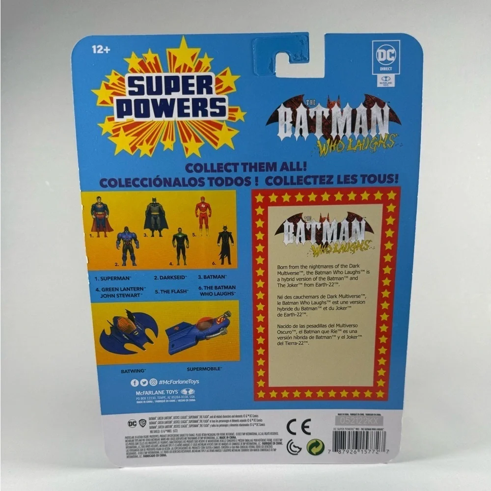 New McFarlane DC Super Powers The Batman Who Laughs